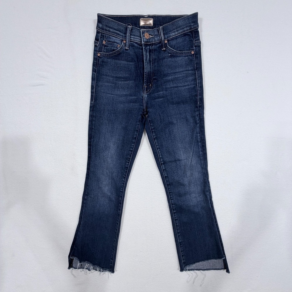 MOTHER The Insider Crop Step Fray Jeans, Home Movies, Womens Size 24